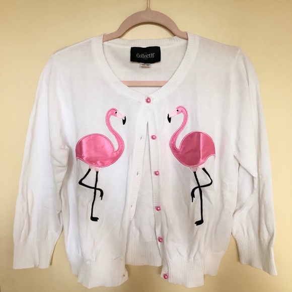 flamingo cardigan